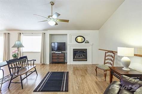 Beautiful Family Room with Gas fireplace Adjoins the Kitchen