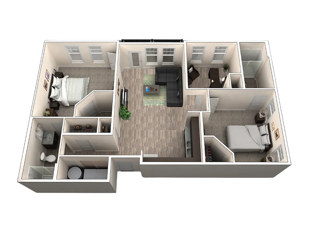 Floor plan Flat 301