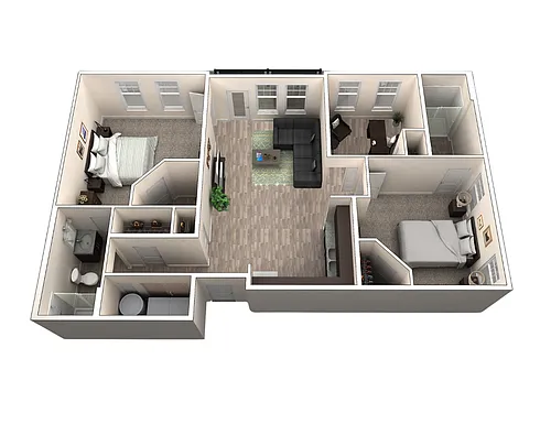 Floor plan Flat 301
