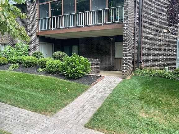 Walkway to private patio.