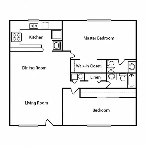 Floor plan Sandpiper