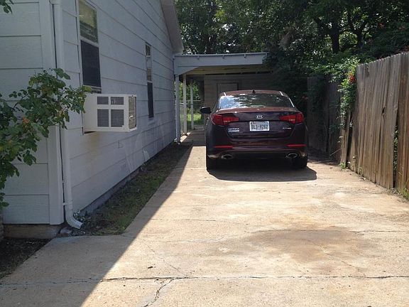 Driveway with carport