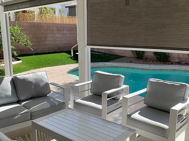 Patio with Sun Shades