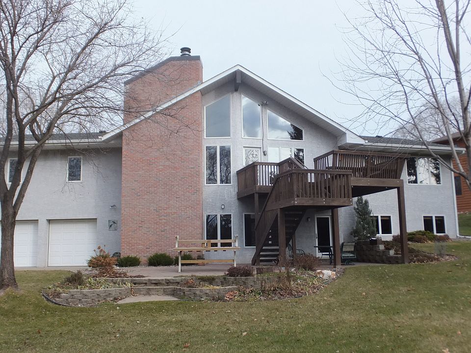 Back view; deck, patio