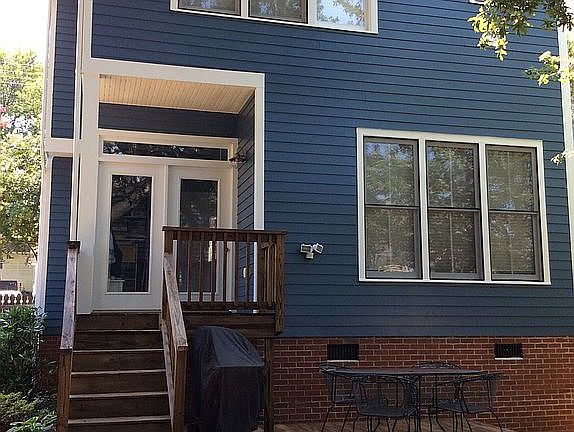 Back deck and rear entry