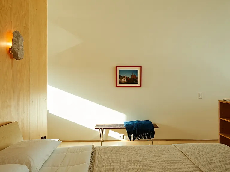 Primary bedroom - queen bed and bath attached
