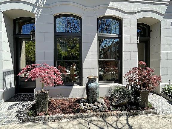 Double front door entrance