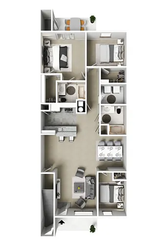 Floor plan 3 X 2