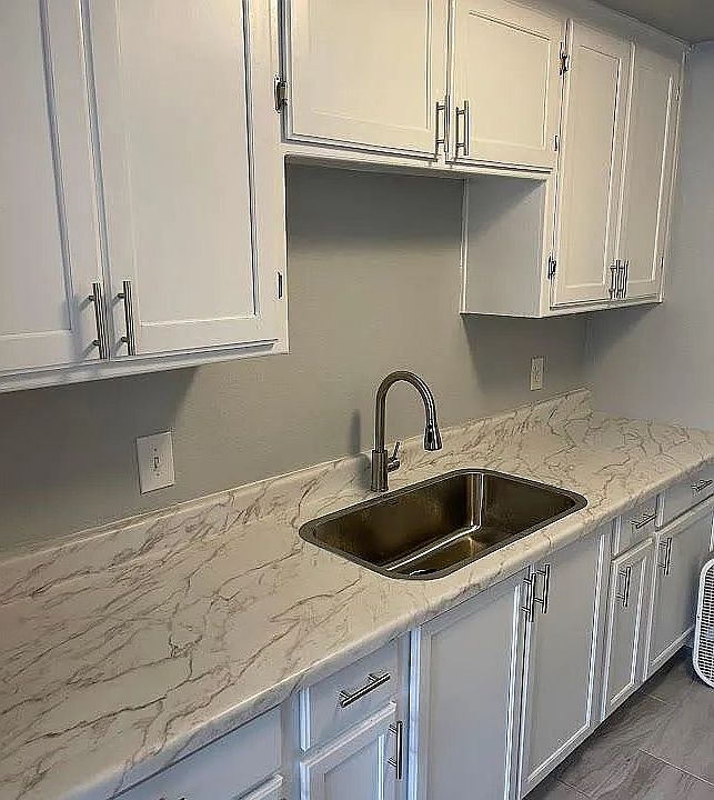 Newly installed kitchen