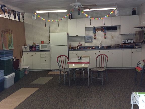  The detached garage playroo