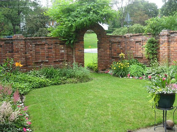 English Gardens in Backyard 