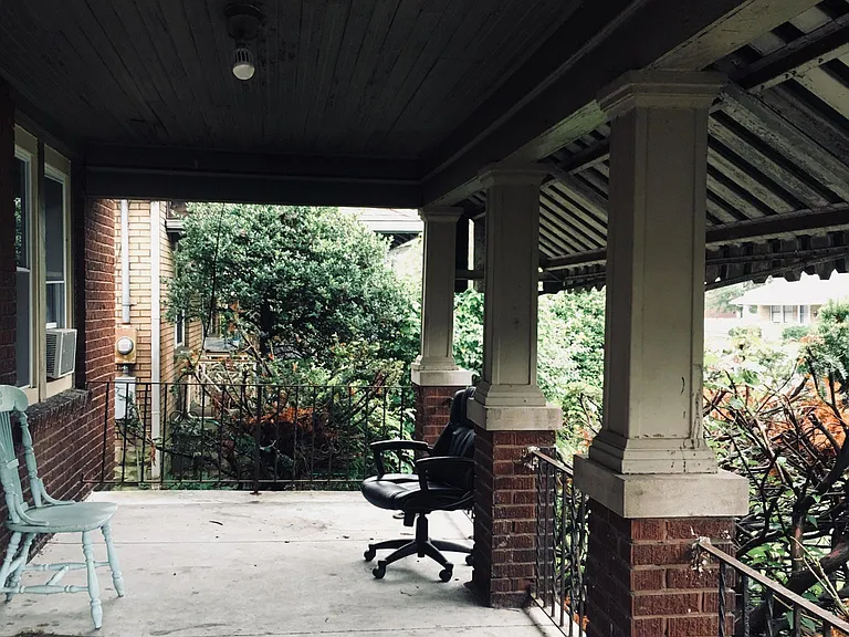 Cool covered porch