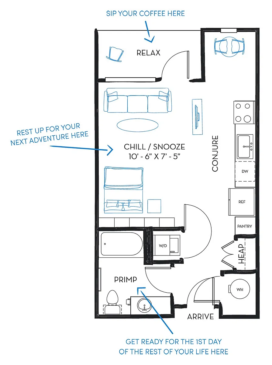 Floor plan A0x1B