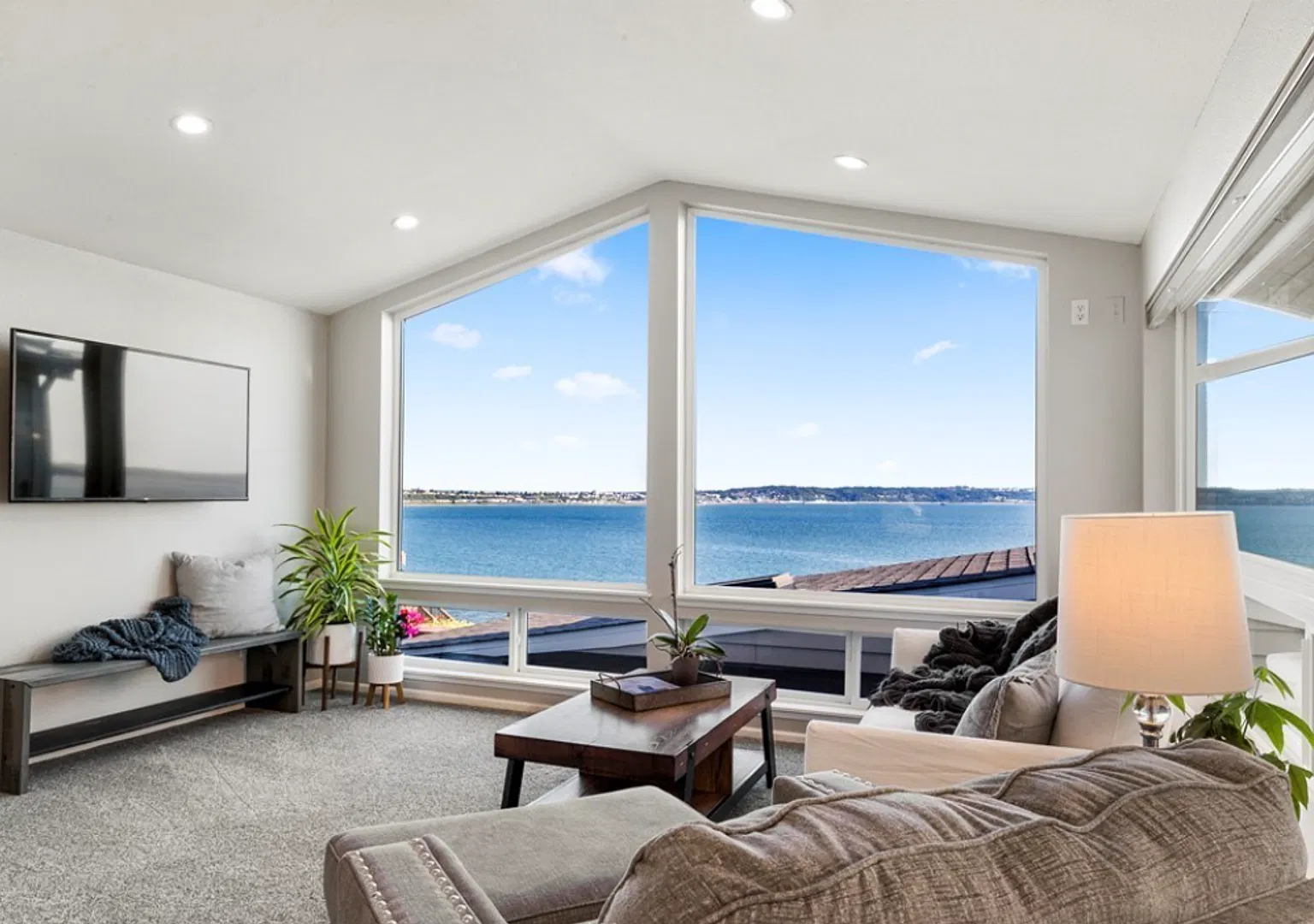 Breathtaking Waterfront Living | Panoramic Sound Views | Private Beach Access — Photo 4