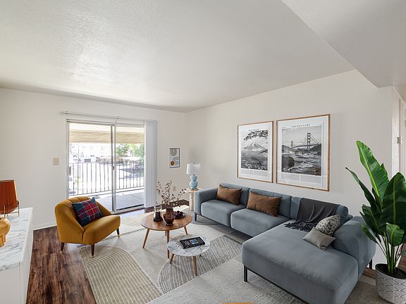 Three-bedroom unit with a beautiful open layout.