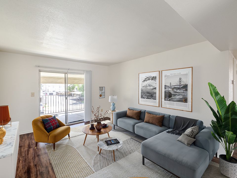 Three-bedroom unit with a beautiful open layout.