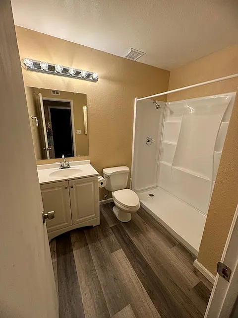 Shower in bathroom
