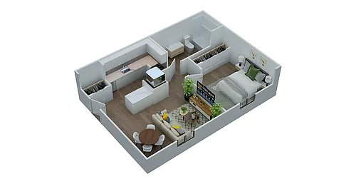 Floor plan Hideaway 1 & 2