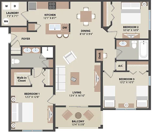 Floor plan The Cascade