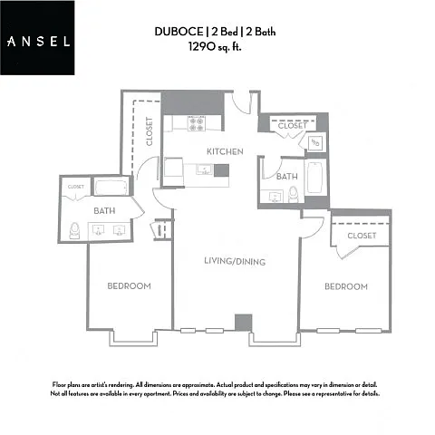 Floor plan Duboce