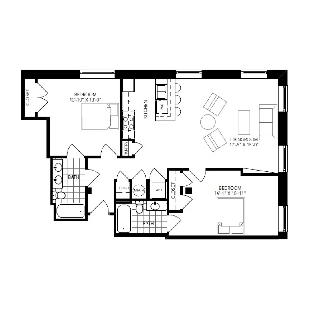 Floor plan The Monument