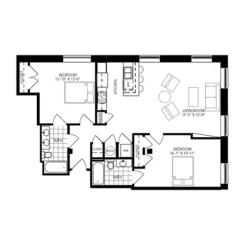 Floor plan The Monument