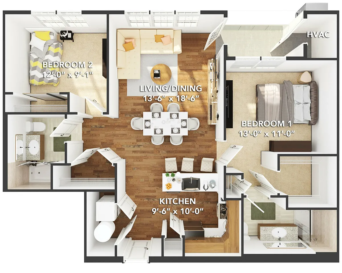 Floor plan Daphne - Camelot West