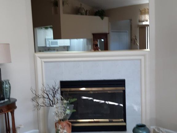 Gas fireplace in Living Room