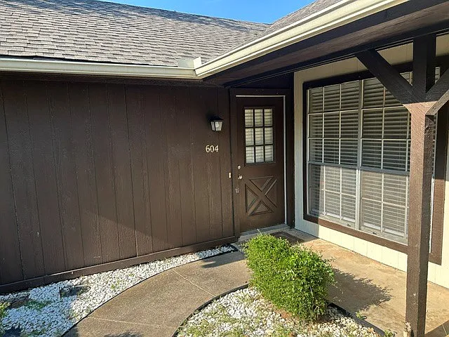 Outside Front Door