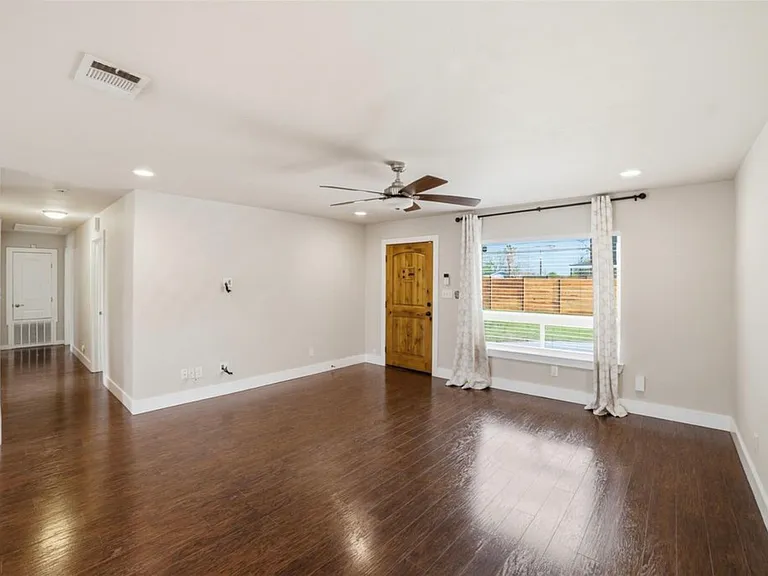 Living room and front door (from dining room)