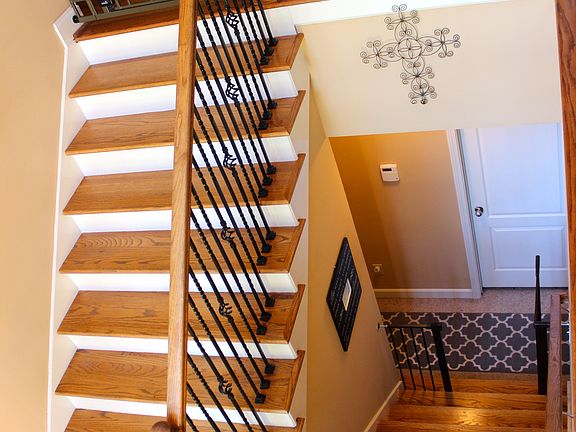 Split level foyer stairs