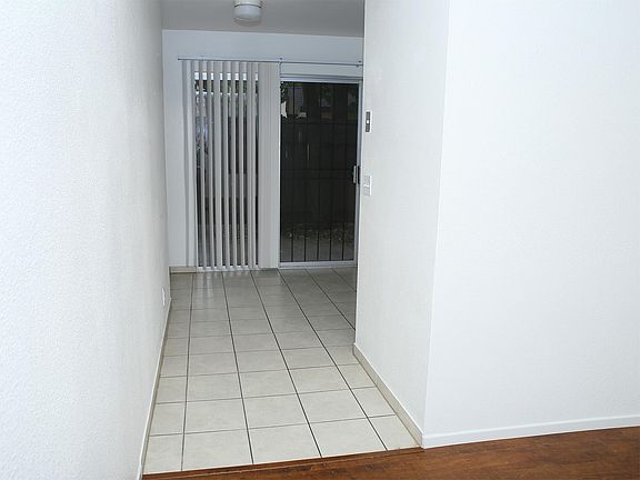 Entry way to kitchen area