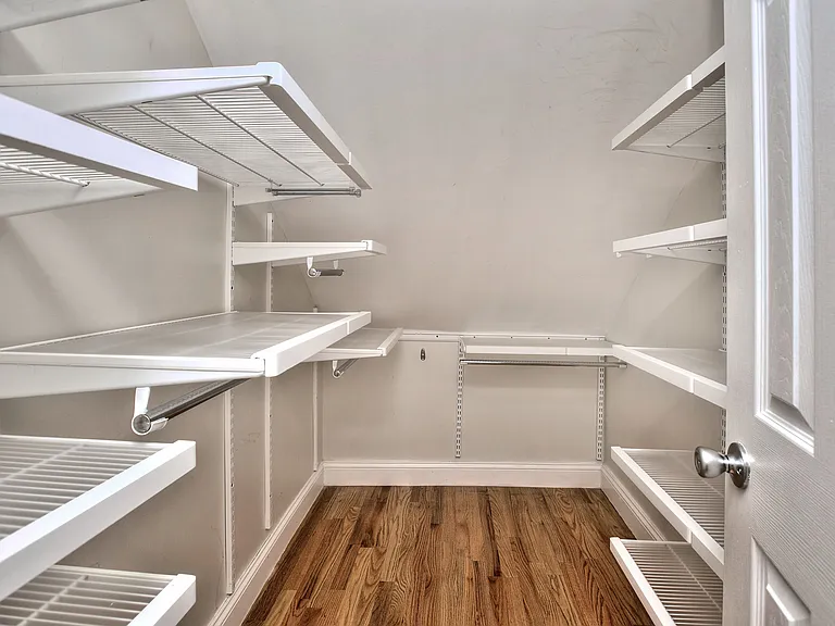 walk-in hall closet
