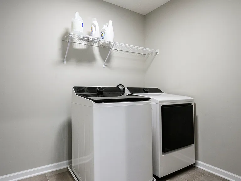 Upstairs laundry room