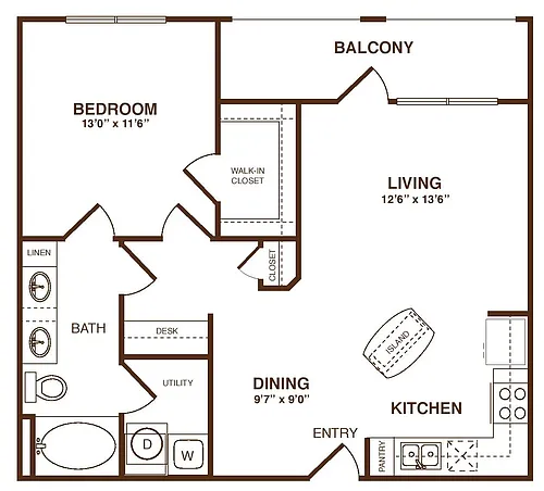 Floor plan The Chadwick