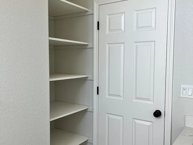 storage in second bathroom