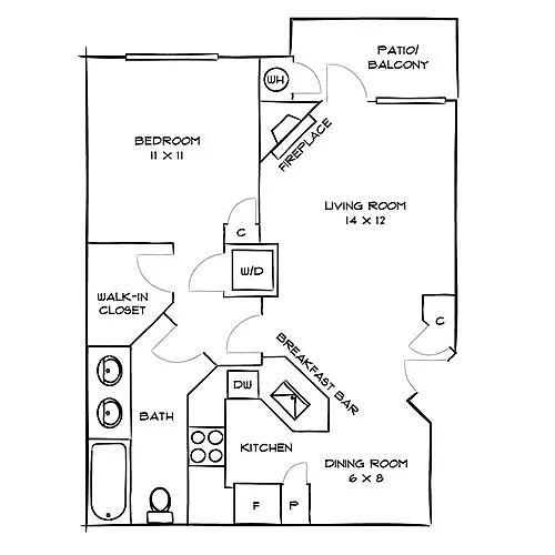 Floor plan Sorento Premier