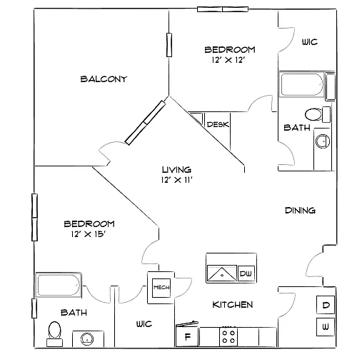 Floor plan Design 2A