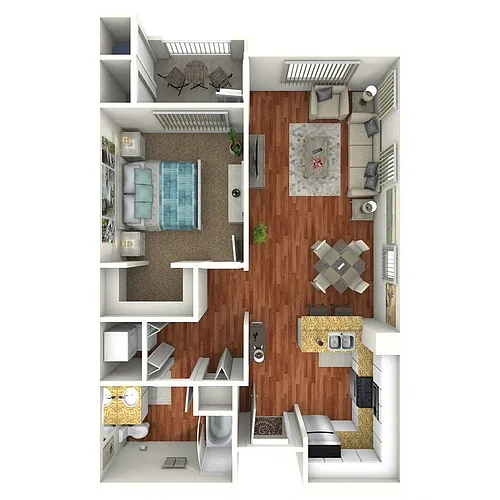 Floor plan 1 Bedroom