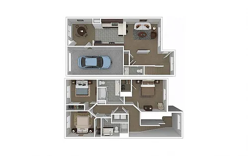 Floor plan C3 - Mt. Holly