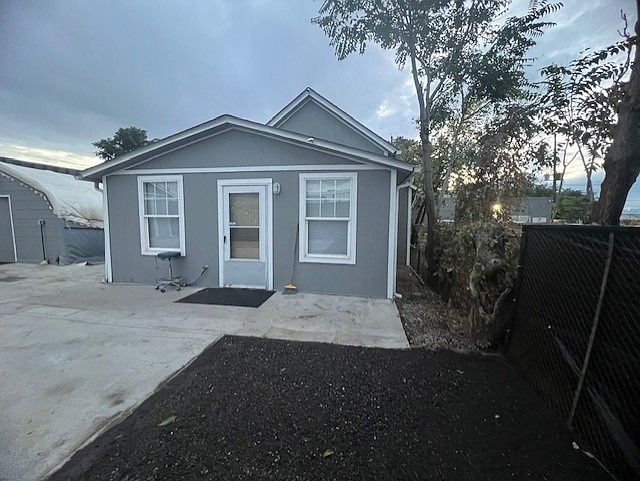 Front of the house
