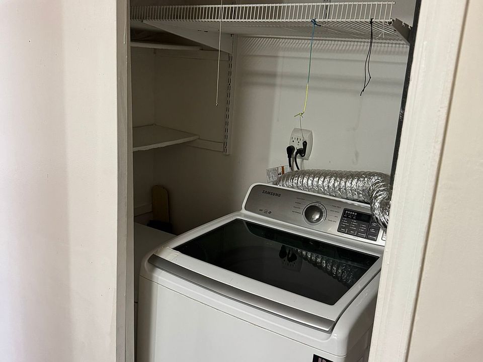Laundry room with storage