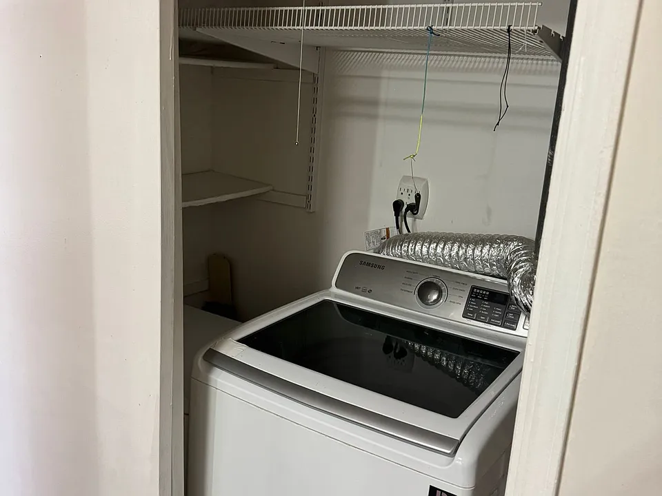 Laundry room with storage