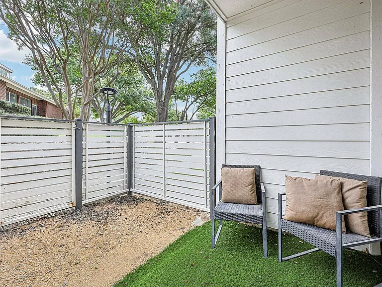 Enjoy your own private outdoor balcony at Collin Creek Apartments.