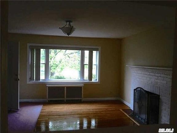 Living room with fireplace