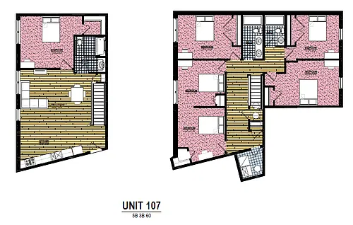 Floor plan 5 Bedroom 3 Bath