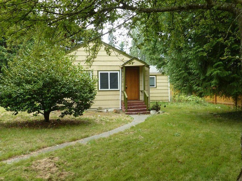 Quaint home on large corner lot.