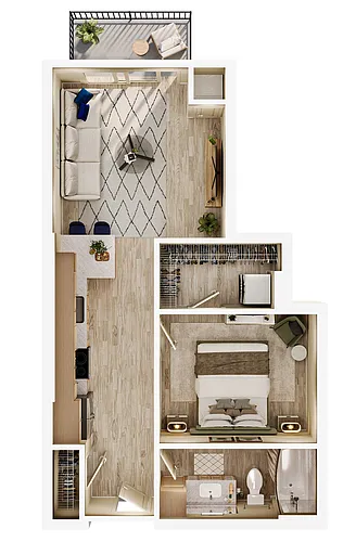 Floor plan Brick