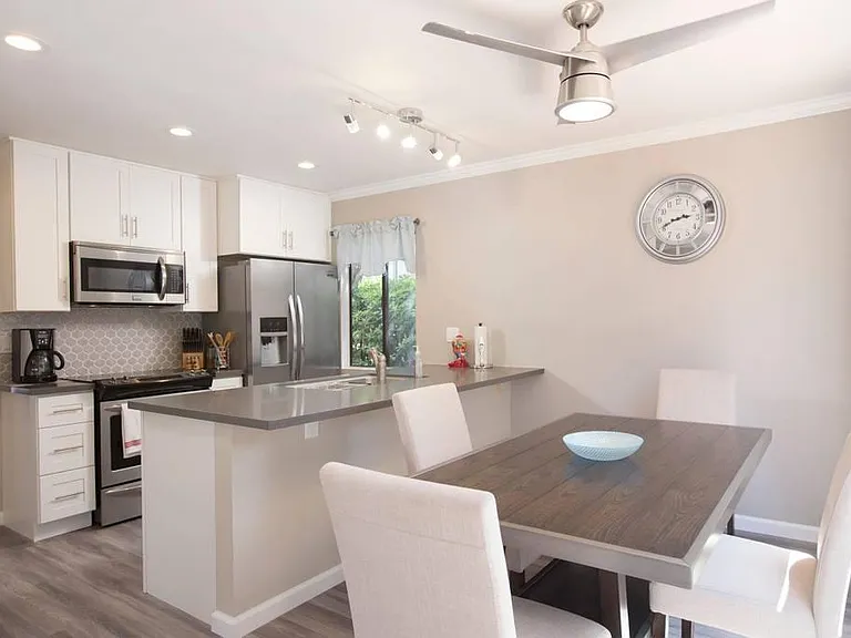 Kitchen and dinning area