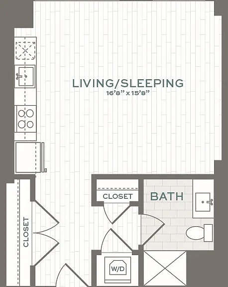 Lantera at Boston Landing - S.4 - 1 Beds - 1 Baths - 551 Sq. ft.